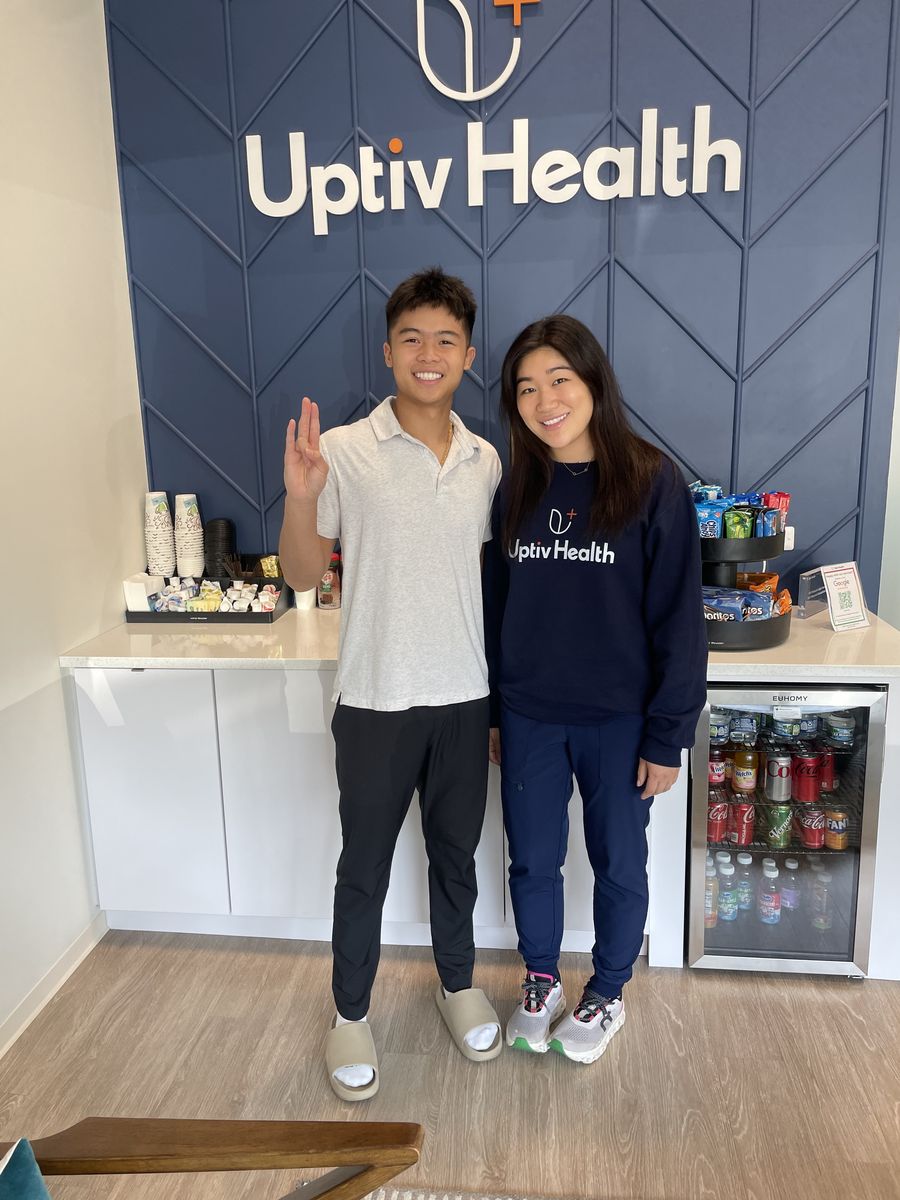 Nathan Vo with a Vo Creative Co. client
