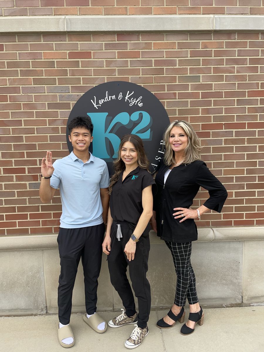 Nathan Vo with a Vo Creative Co. client