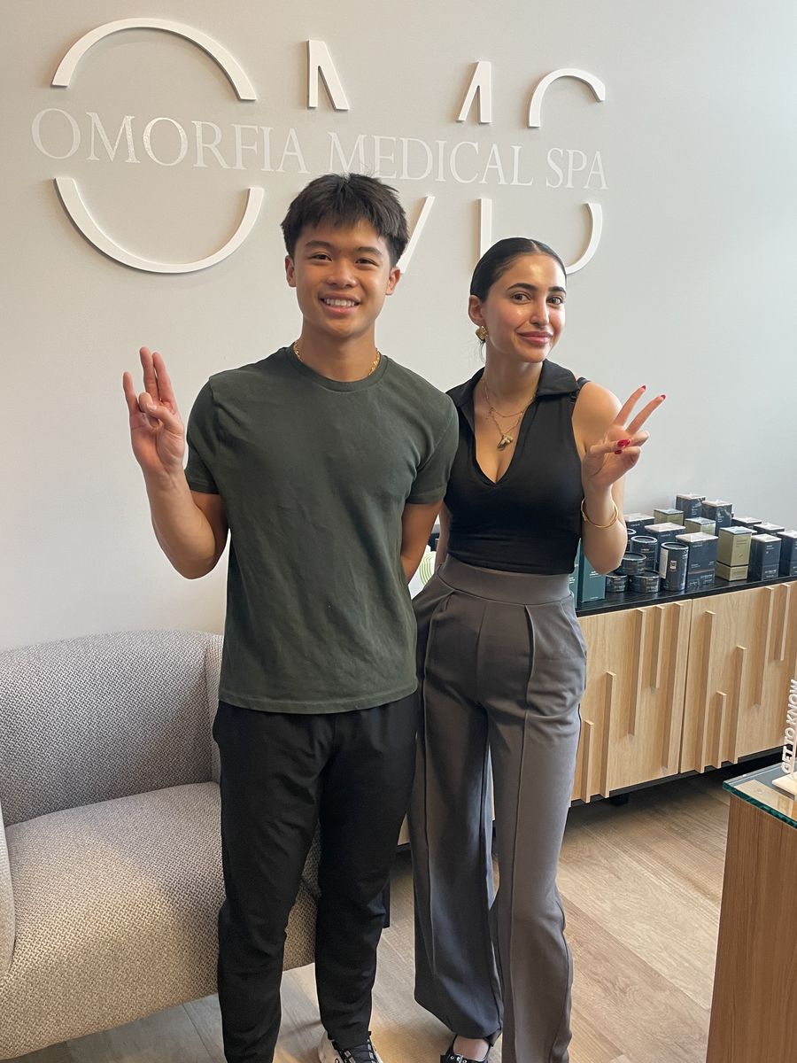 Nathan Vo with a Vo Creative Co. client