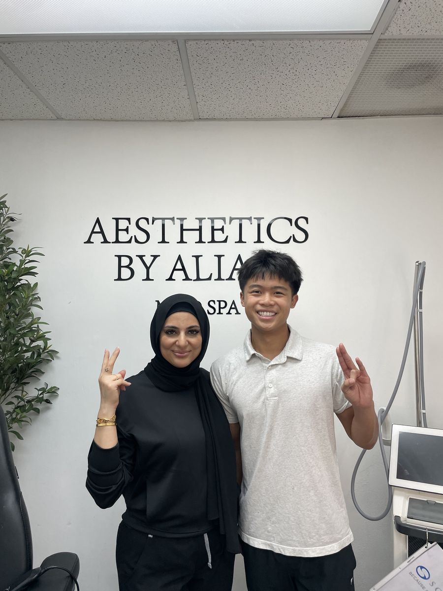 Nathan Vo with a Vo Creative Co. client